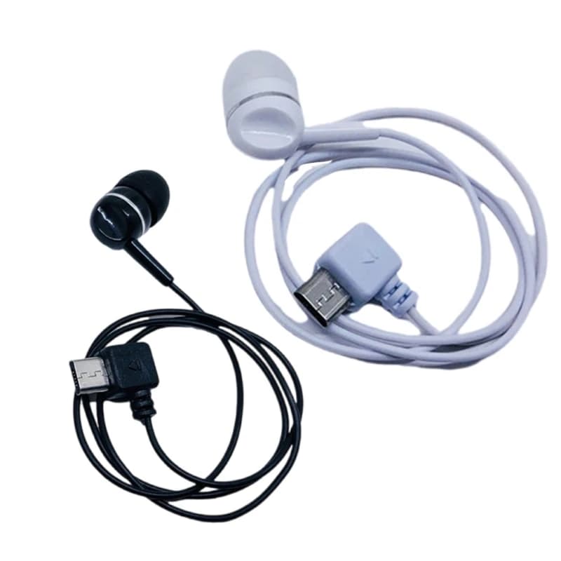 Detachable Single Sided Earphone 50cm Braideds Cable for 5Pin Interfaces Carrying E65A