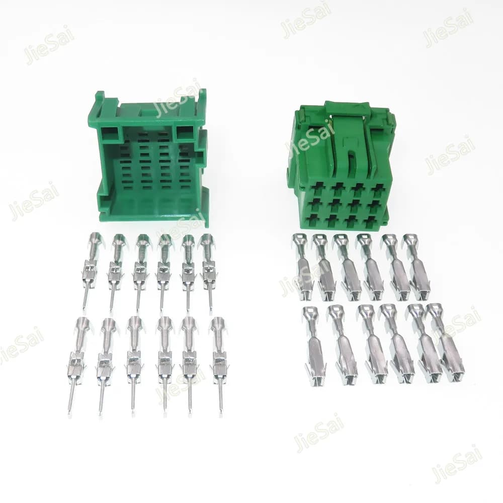 12 Pin 1-967627 8-968972-1 Auto Car CD Player Plug Wire Socket Female Male Connector