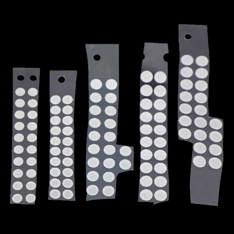 20PCS Stainless Steel In-Ear Earphone Filter Dust Net Earbuds With Glue