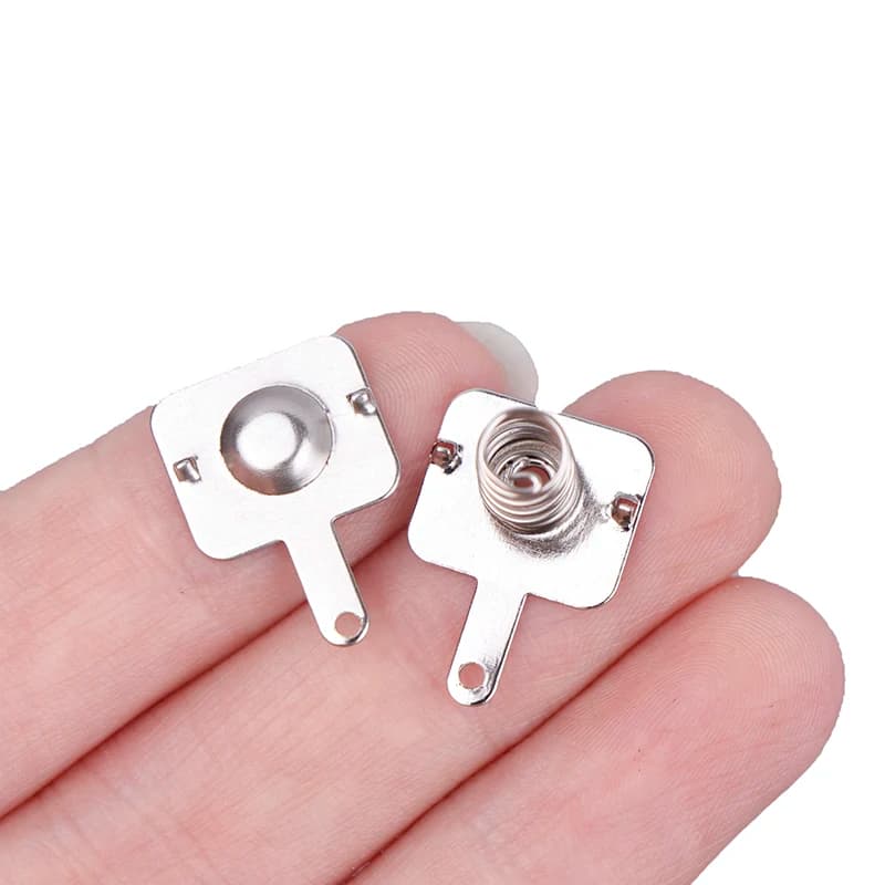 Hot 20pcs Battery Shrapnel 18650 Battery Spring Positive Negative Contact Pieces 10pairs Battery Spring Piece Toy Spring Piece
