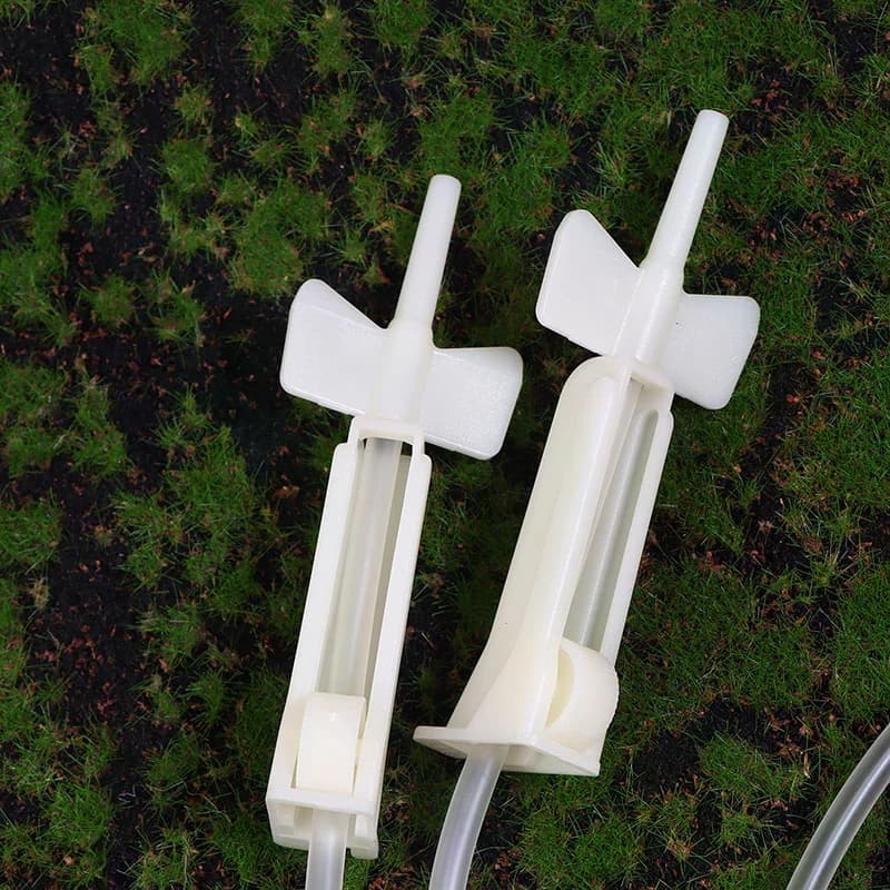1Pc 1 To 2 Tree Hanging Needle Infusion Tube Garden Watering Bag Automatic Watering Device Plant Dripping Arrow Dripper Kit