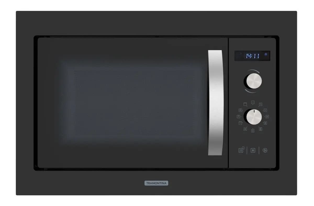 Micro-ondas Tramontina Inox 60 preto 25L