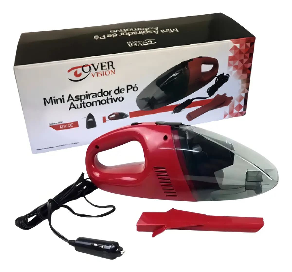 Mini Aspirador Pó Automotivo Portátil 12v
