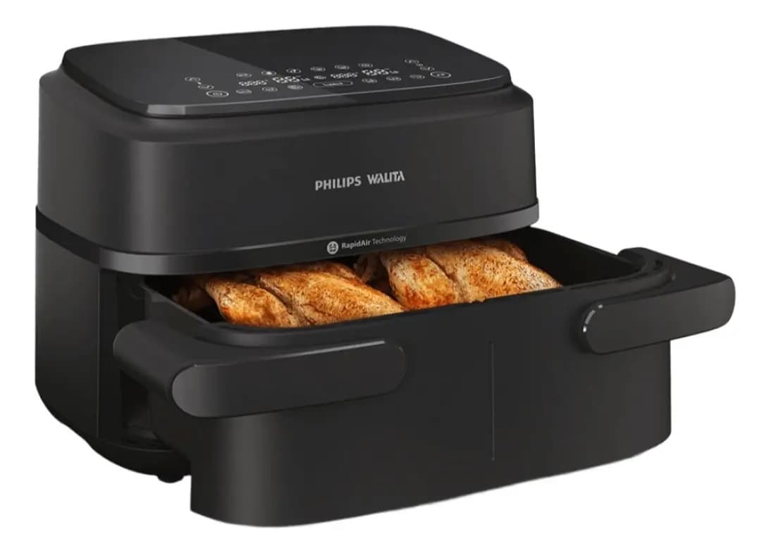 Fritadeira Airfryer Duplo Cesto Philips Walita