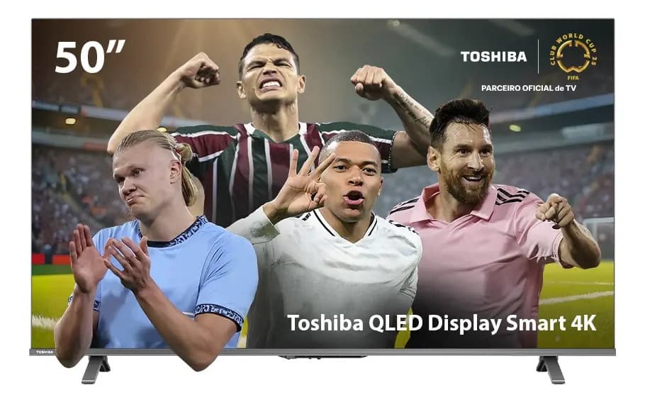 Smart Tv Qled 50 4k Toshiba 50c450ns Google Tv - Tb034m