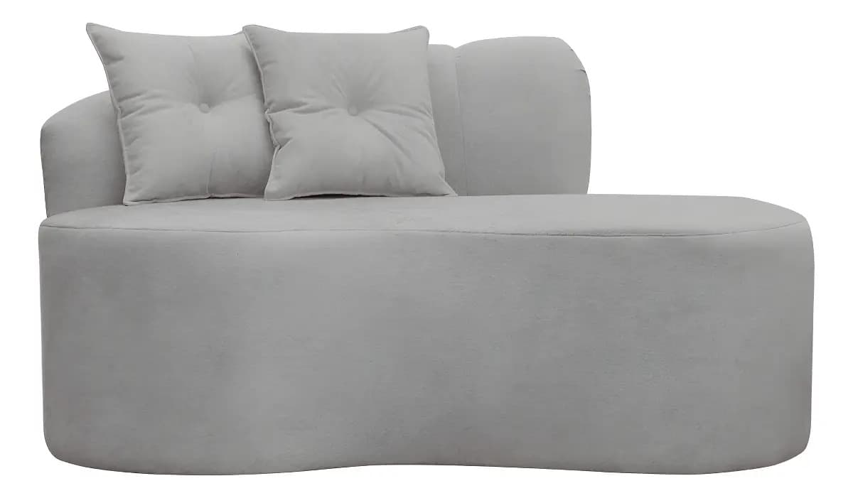Sofá Orgânico Plaza 2 Lugares 145cm Bouclê - Sofa Cor Bouclê