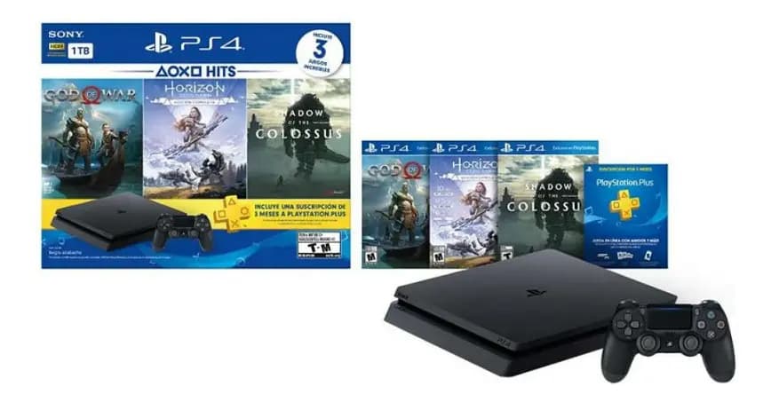 Console Playstation 4 Slim Hits Bundle 4 Geração - Ps4