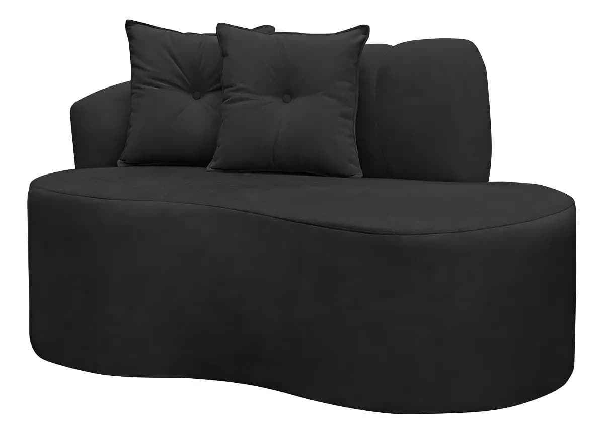 Sofá Orgânico Plaza 2 Lugares 145cm Bouclê - Sofa Cor Bouclê