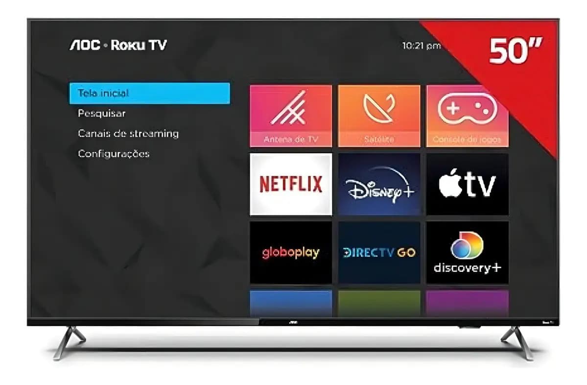 Smart TV 50" 4K LED 50U6125