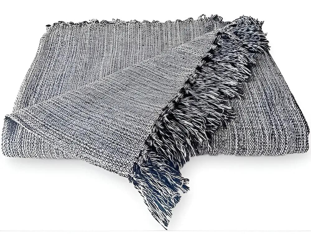 Manta Para Sofá Tipo Capa De Sofá 1,70x2,30 Cinza Mesclado