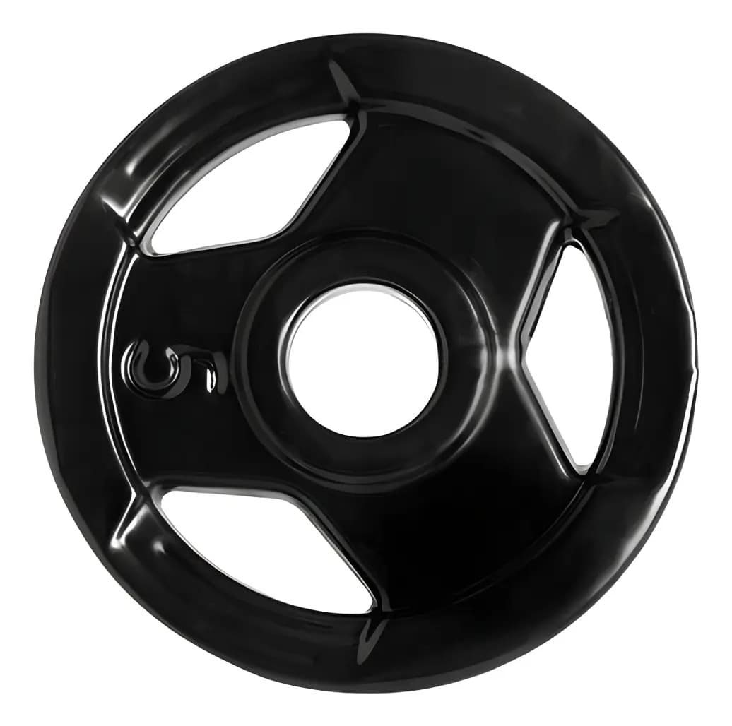 Anilha Sport 31mm Emborrachada 5kg Academia Fitness Treino
