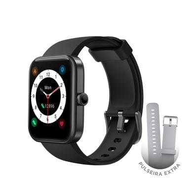 SmartWatch KaBuM! smart 700, , Pulseira Extra Claro, Compatível IoT Alexa - KBSAC019