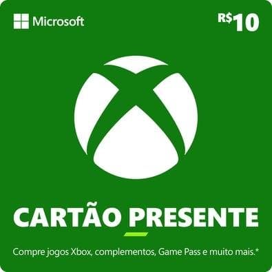 Gift Card Xbox: 10 Reais - Código Digital