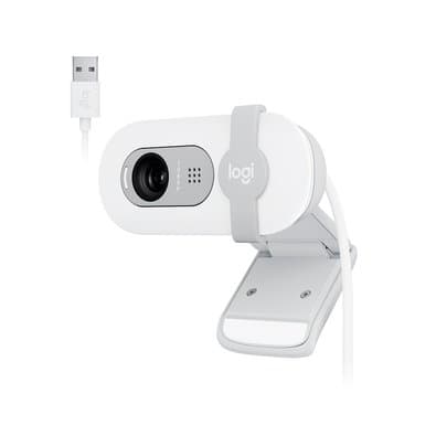 Webcam Logitech Brio 100 Full HD 30 FPS, Microfone, USB-A, Correção Automática, - 960-001615