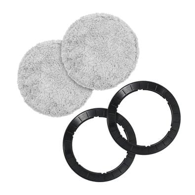 Kit reposição com 2 Anéis de suporte + 1 par de pano de limpeza MOP para Robô Limpa Vidro KABUM! smart Aero Pro - KSHPR275
