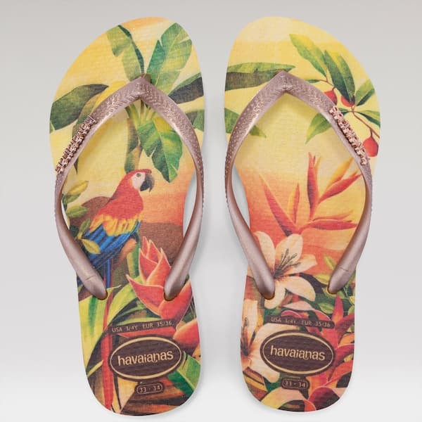 Chinelo Havaianas Slim Tropical Feminino