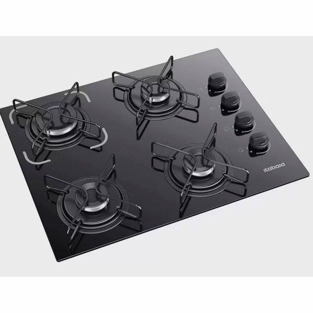 Fogão Cooktop Essencial 4 Bocas Itatiaia - Cooktop Itatiaia Essencial 4 Bocas
