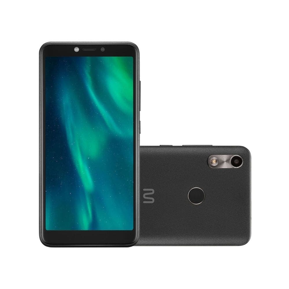 Celular Smartphone 32Gb 1Gb Ram Dual Chip Tela 5.5 Android 9 Multilaser F - Preto