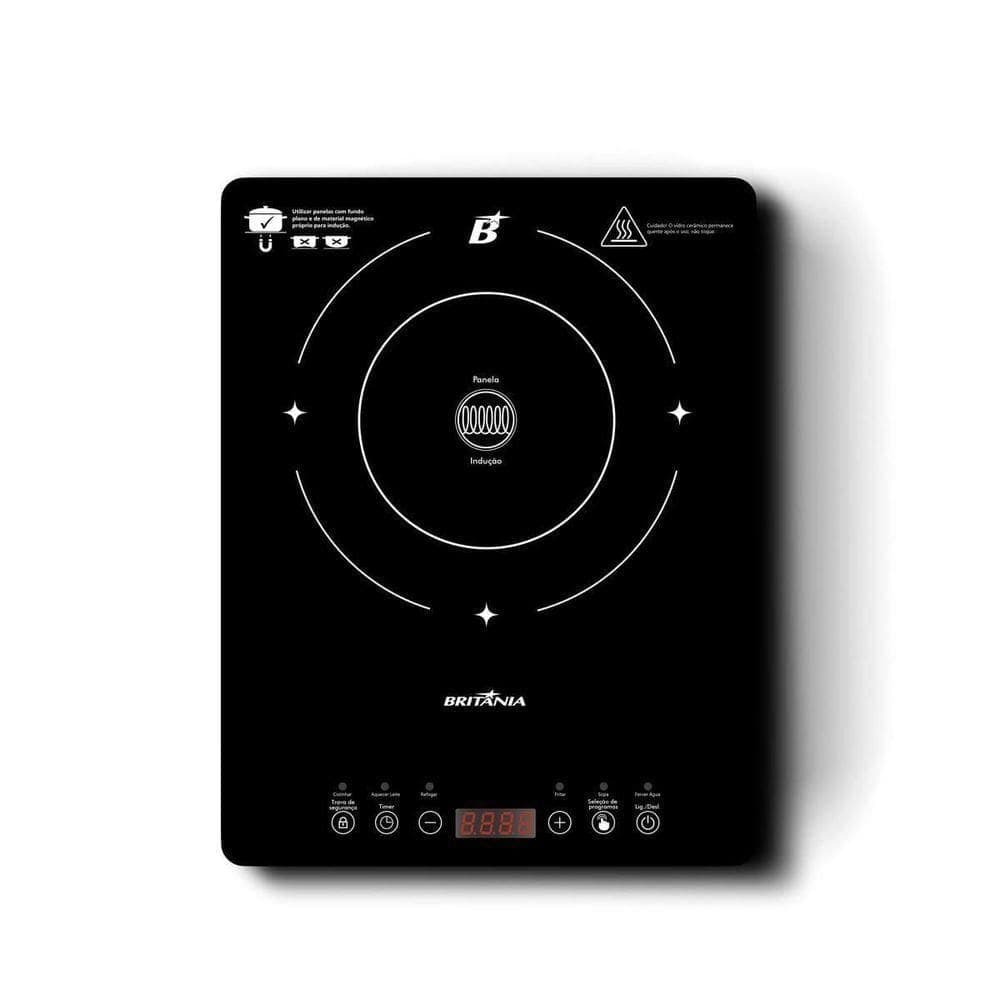 Cooktop de Indução Britânia Portátil Painel Touch BCTE10A 110V - 110V