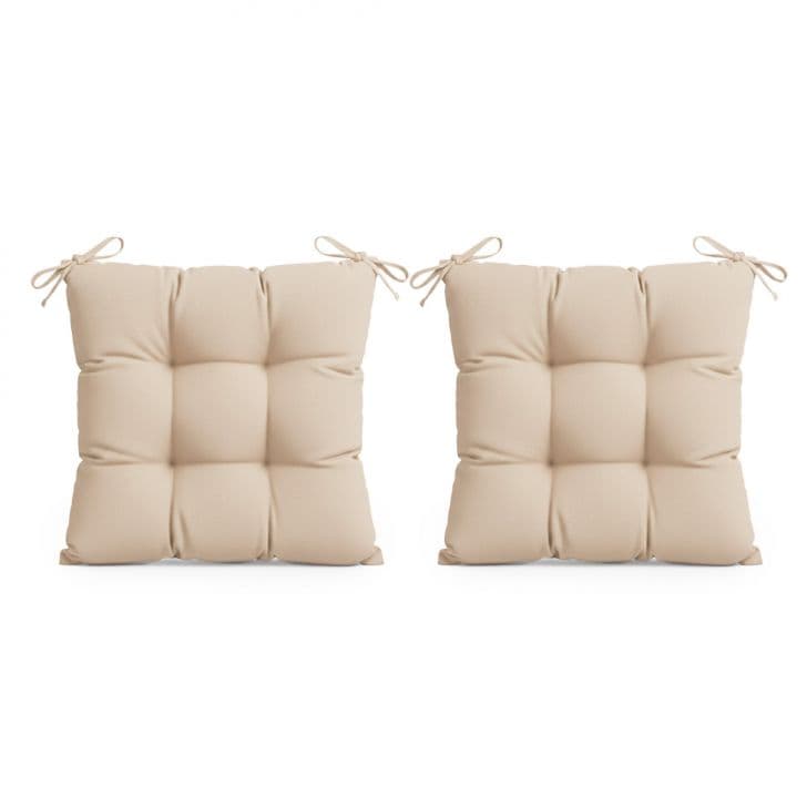 Conjunto Com 2 Capas De Almofada Futon Candy 45x44 Suede Bege
