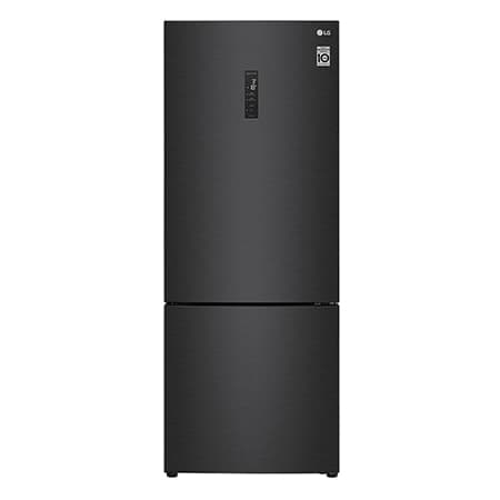 LG Geladeira Smart LG Frost Free Inverter 451L Inverse Cor Black Inox - GC-B569NQLC