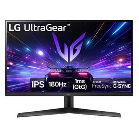 LG Monitor Gamer UltraGear 27” IPS, 180Hz, 1ms (GtG), NVIDIA® G-SYNC® , AMD FreeSync™, HDR10, sRGB 99% - 27GS60F-B